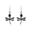 DAMSEL GARNET EARRING