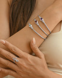 SOLITARE IN AMETHYST BRACELET