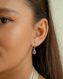 AMETHYST TEARS EARRING