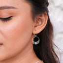 BOHO GALAXY IN TOPAZ EARRING
