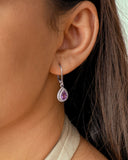 VINTAGE TEARS IN AMETHYST EARRING