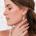 SWING WITHIN ZIRCONIA EARRING