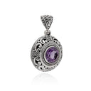 ANTIQUE IN AMETHYST PENDANT