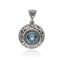 ANTIQUE IN TOPAZ PENDANT