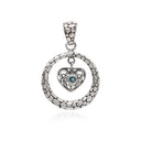 ENCIRCLE YOUR HEART IN MYSTIC TOPAZ PENDANT