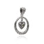 ENCIRCLE YOUR HEART IN PERIDOT PENDANT