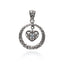 ENCIRCLE YOUR HEART IN TOPAZ PENDANT