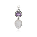OCEAN CONNECTION AMETHYST PENDANT