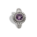 SUR'ROUND IN AMETHYST RING