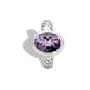 SOLE AMETHYST RING