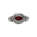SURROUNDED - GARNET RING