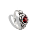 SURROUNDED - GARNET RING