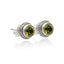 TWEE TWIST IN PERIDOT STUD