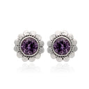 AMETHYST IN BLOOM STUD