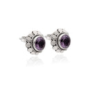 AMETHYST IN BLOOM STUD