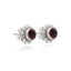 GARNET IN BLOOM STUD