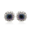 MYSTIC TOPAZ IN BLOOM STUD