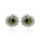 PERIDOT IN BLOOM STUD