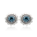 TOPAZ IN BLOOM STUD