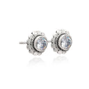 ZIRCONIA IN BLOOM STUD