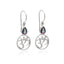 TEARDROP OM IN MYSTIC TOPAZ EARRING