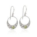 BOHO GALAXY IN PERIDOT EARRING