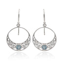 BOHO GALAXY IN TOPAZ EARRING