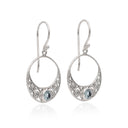 BOHO GALAXY IN TOPAZ EARRING