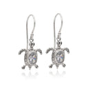 COSMIC TURTLE - ZIRCONIA EARRING