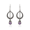SWINGIN AMETHYST EARRING
