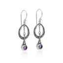 SWINGIN AMETHYST EARRING
