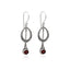 SWINGIN GARNET EARRING