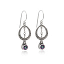 SWINGING MYSTIC TOPAZ EARRING