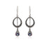 SWINGING MYSTIC TOPAZ EARRING