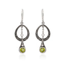 SWINGING PERIDOT EARRING