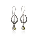 SWINGING PERIDOT EARRING