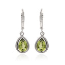 VINTAGE TEARS IN PERIDOT EARRING
