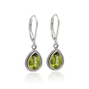 VINTAGE TEARS IN PERIDOT EARRING