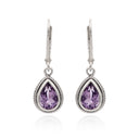 VINTAGE TEARS IN AMETHYST EARRING