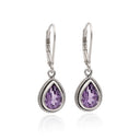 VINTAGE TEARS IN AMETHYST EARRING