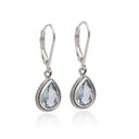VINTAGE TEARS IN TOPAZ EARRING