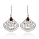 FANTASIA IN GARNET EARRING