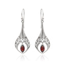 SWING WITHIN GARNET EARRING