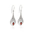 SWING WITHIN GARNET EARRING