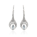 SWING WITHIN TOPAZ EARRING