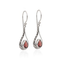 GARNET TEARS BOF JOY EARRING