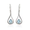 TOPAZ TEARS BOF JOY EARRING
