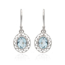 VIN'TEDGED IN TOPAZ EARRING