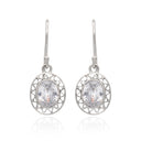 VIN'TEDGED IN ZIRCONIA EARRING