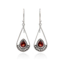 GIFT OF TEARS IN GARNET EARRING